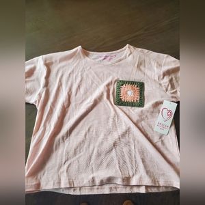 Crochet Pocket Tee XL
